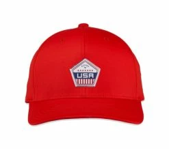 Callaway Men's Patriot USA Golf Hat 2023 -Golf Accessories Sales Store 5223071 hw cg patriot red 23 front23