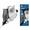 Footjoy RainGrip White Golf Gloves (1 Pair) -Golf Accessories Sales Store fj 66127e 01
