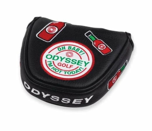 Odyssey Golf Oh Baby I'm Hot Today Leather Mallet Putter Headcover 3 Odyssey Golf Oh Baby I'm Hot Today Leather Mallet Putter Headcover