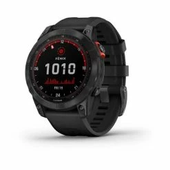 Golf Accessories Sales Store 26 Garmin Fenix 7 GPS Watch Solar Edition Slate Gray W/Black Band