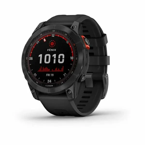 Garmin Fenix 7 GPS Watch Solar Edition Slate Gray W/Black Band 3 Garmin Fenix 7 GPS Watch Solar Edition Slate Gray W/Black Band