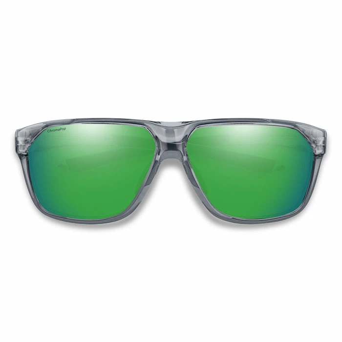 Smith Leadout PivLock Sunglasses Cement Crystal Frame W/ Chromapop Green Mirror Lens 4 Smith Leadout PivLock Sunglasses Cement Crystal Frame W/ Chromapop Green Mirror Lens - Image 2