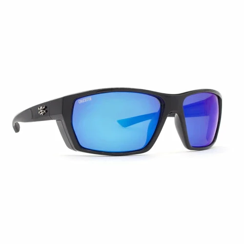 Calcutta Outdoors Calico Fishing Sunglasses Shiny Black Frame Blue Mirror Lens 3 Calcutta Outdoors Calico Fishing Sunglasses Shiny Black Frame Blue Mirror Lens