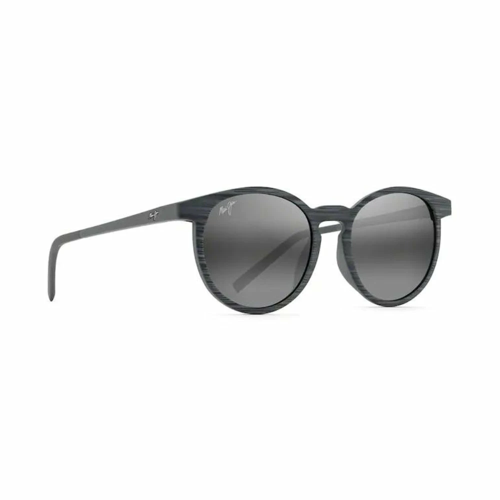 Maui Jim Kiawe Polarized Sunglasses Grey Stripe Frame Neutral Grey Lens 3 Maui Jim Kiawe Polarized Sunglasses Grey Stripe Frame Neutral Grey Lens