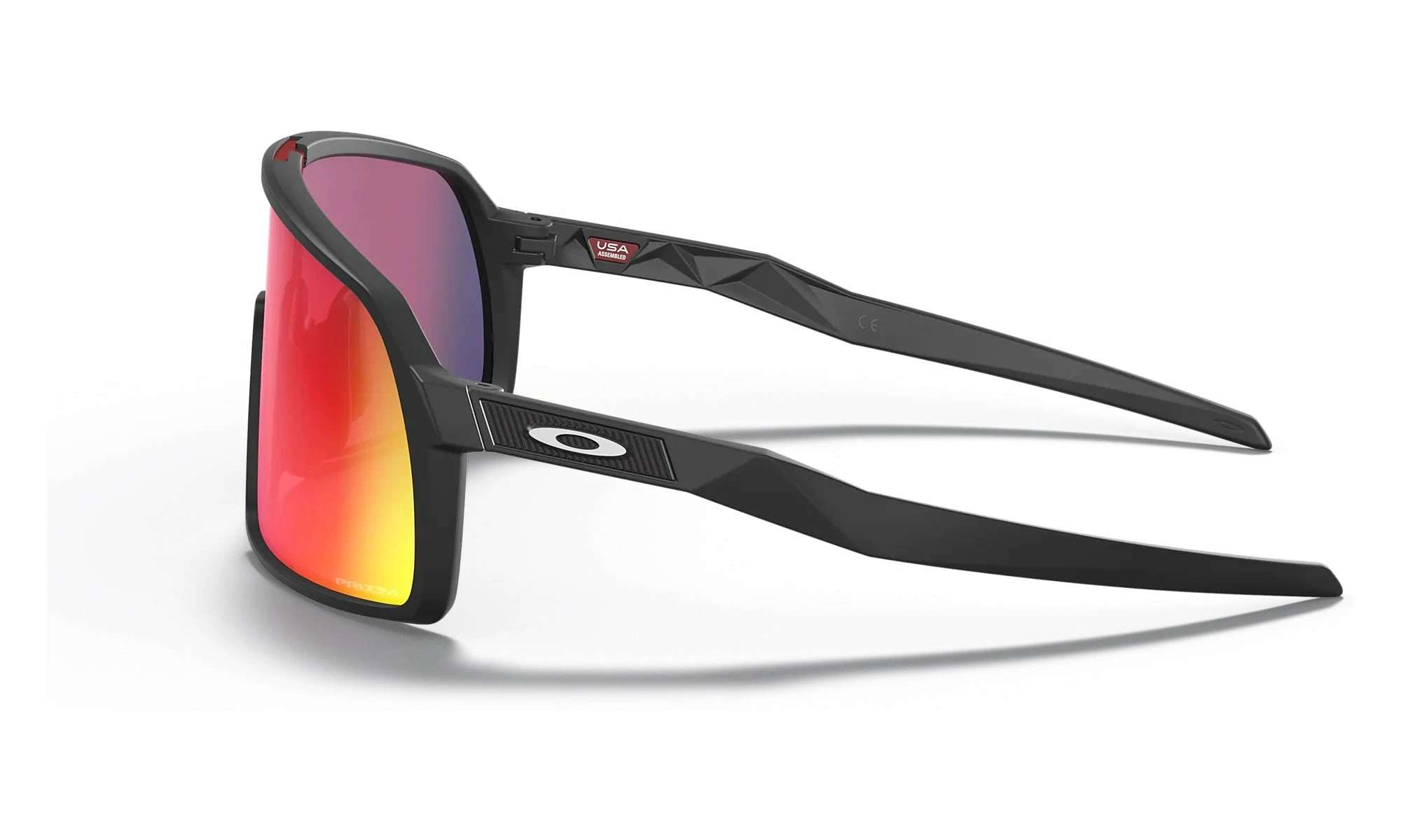 Oakley Sutro S Sunglasses Matte Black Frame W/ PRIZM Road Lens 4 Oakley Sutro S Sunglasses Matte Black Frame W/ PRIZM Road Lens - Image 2