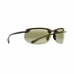 Maui Jim Banyans Polarized Sunglasses Gloss Black Frame Maui Ht Lens