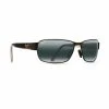 Maui Jim Black Coral Polarized Sunglasses Matte Black Frame Neutral Grey Lens -Golf Accessories Sales Store black 20coral1