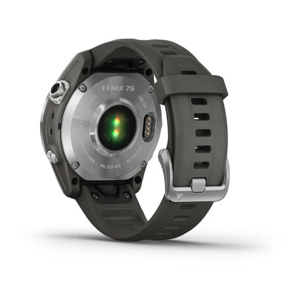 Garmin Fenix 7S GPS Watch Stainless Steel W/ Graphite Band - Image 4