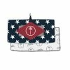 Palm Golf Bag Waffle Knit Towel - Old Glory