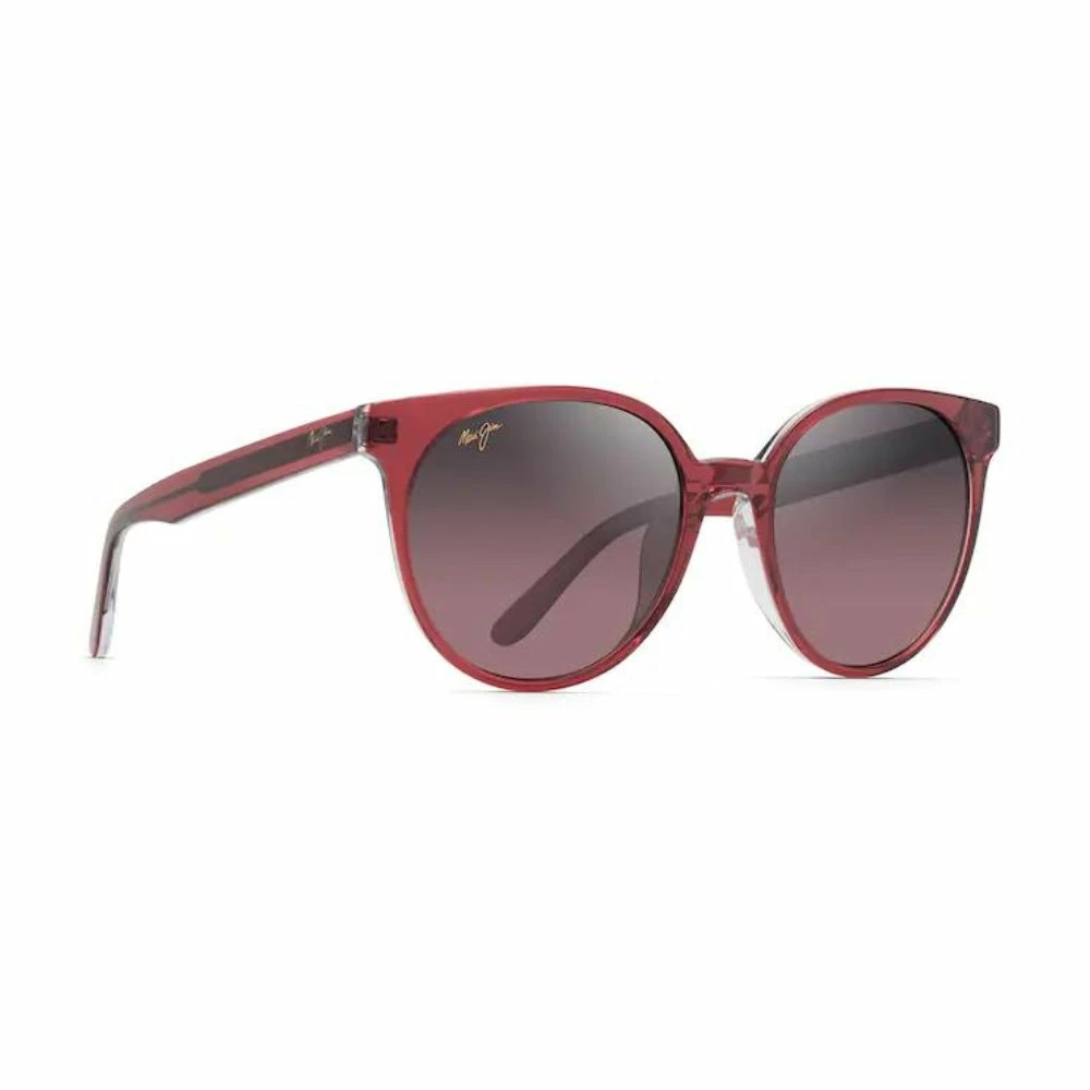 Maui Jim Mehana Polarized Sunglasses Raspberry With Crystal Frame Maui Rose Lens 3 Maui Jim Mehana Polarized Sunglasses Raspberry With Crystal Frame Maui Rose Lens