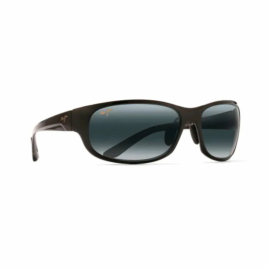 Maui Jim Twin Falls Polarized Sunglasses Gloss Black Frame Neutral Grey Lens 3 Maui Jim Twin Falls Polarized Sunglasses Gloss Black Frame Neutral Grey Lens