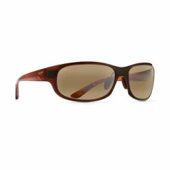 Maui Jim Twin Falls Polarized Sunglasses Rootbeer Frame HCL Bronze Lens
